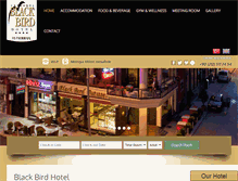 Tablet Screenshot of blackbirdhotel.com